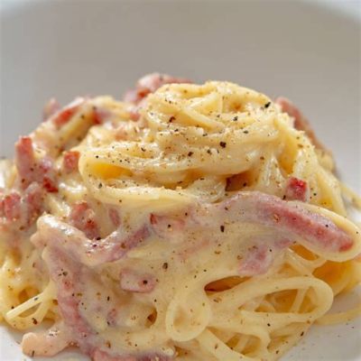  Spaghetti alla Carbonara: En Krämiga Och Savory Dröm Från Brindisi!