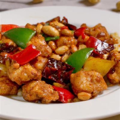  Baoding Kung Pao Kyckling - En Skarp & Smakrik Upplevelse av Traditionell Kinesisk Matlagning!