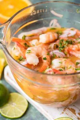  Ceviche de Camarón - En explosion av friska citrusfrukter möter den söta, salta umami-smaken av havet!