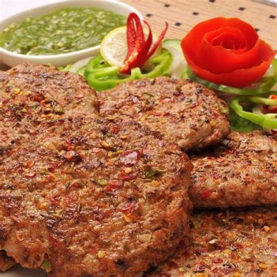  Peshawari Chapli Kebab! En Umamirik Explosion med Spröd Textur och Mjälla Smaker